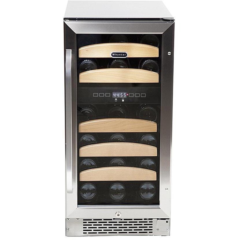 Whynter 28 Bottle Dual Zone Built-In Wine Refrigerator - BWR-281DZ