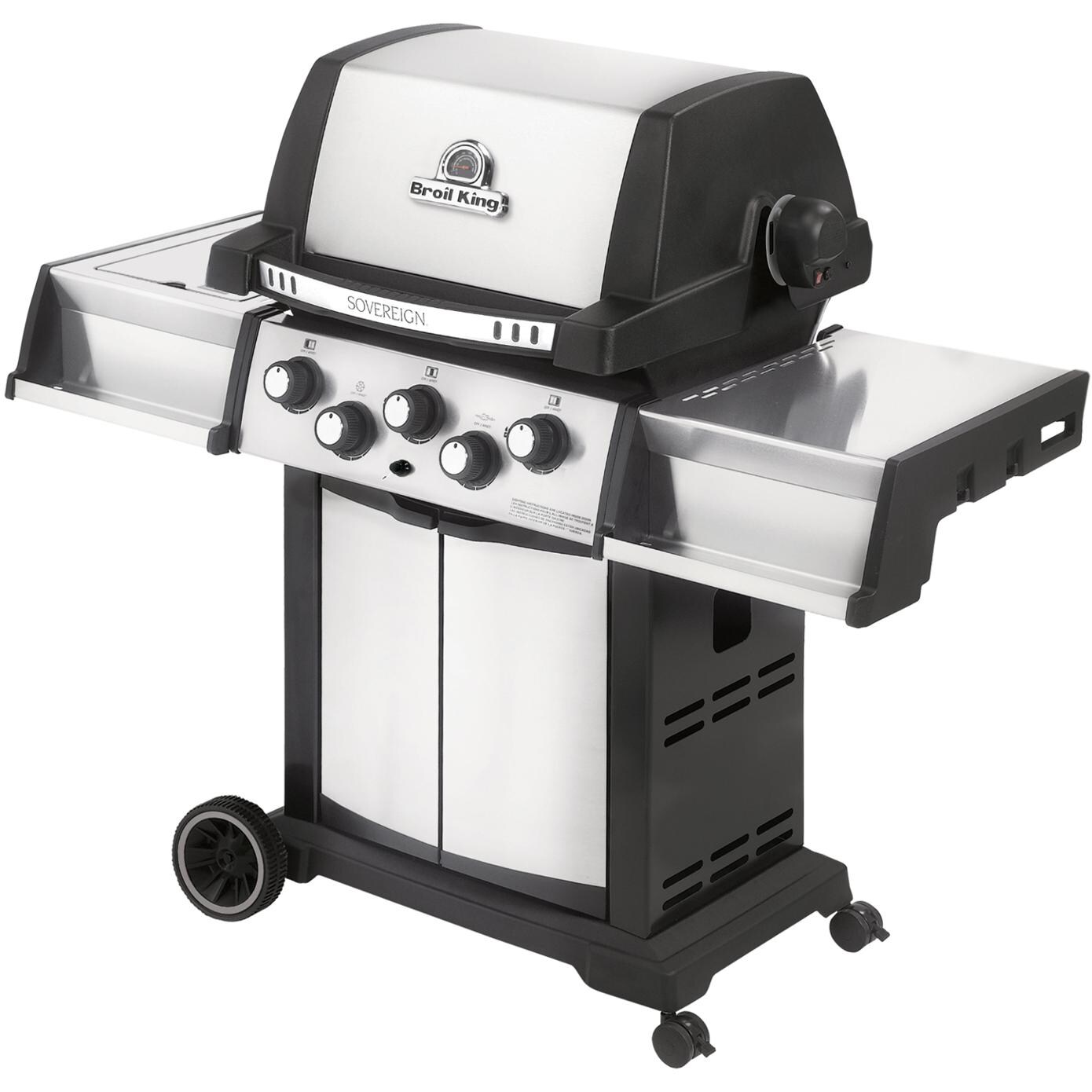 Broil King Sovereign 90 3-Burner Freestanding Gas Grill - Angled View thumbnail