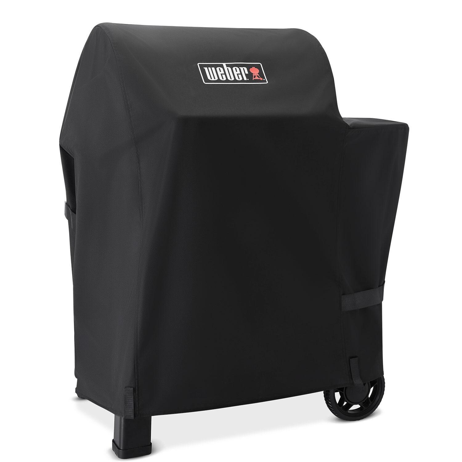 Weber 3400145 Grill Cover for Searwood 600 Pellet Grill - Right Angle - White Background thumbnail
