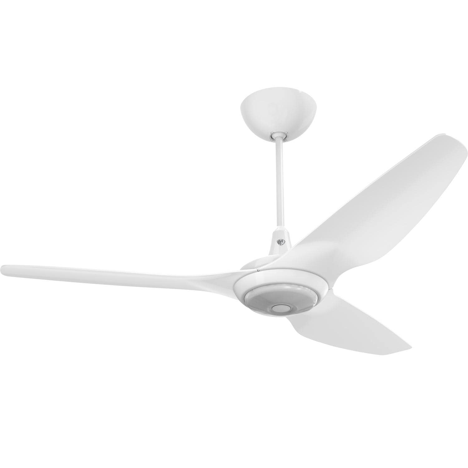 Big Ass Fans 60-Inch Haiku Ceiling Fan Universal Mount W/12-Inch Downrod & Downlight in White - MK-HK4-052506A259F259G10I12S2