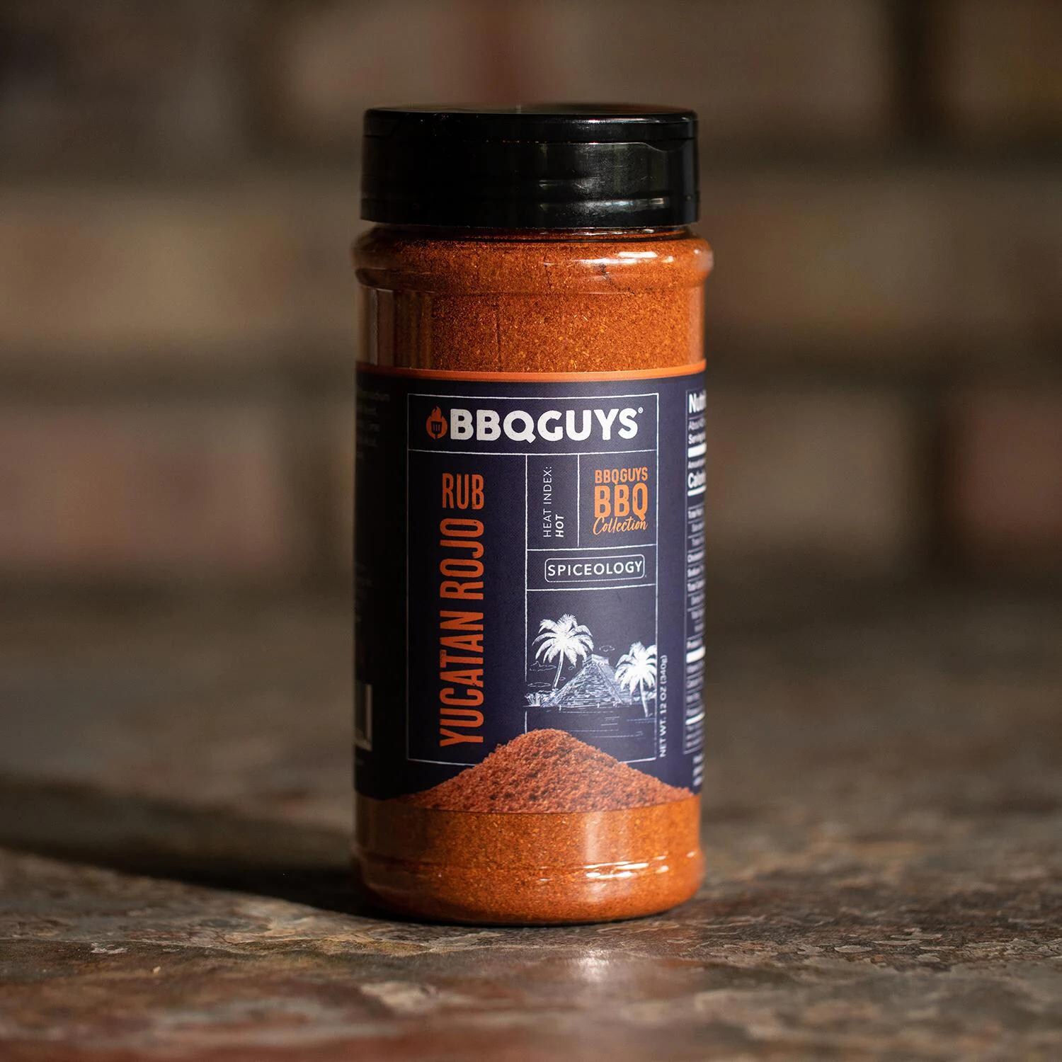 BBQGuys Signature x Spiceology Yucatan Rojo Rub - 12 Oz. - BBQ-RB-YR-16