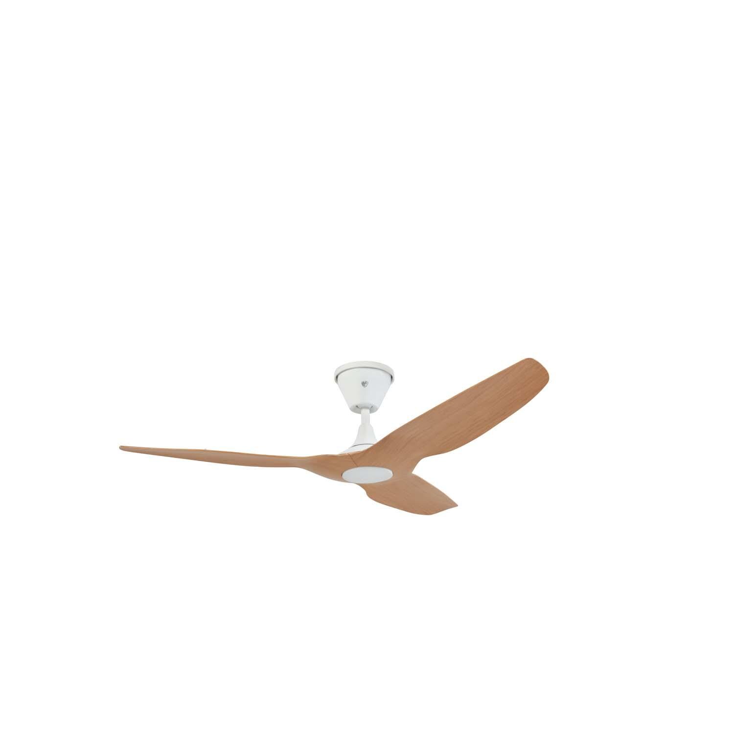 Big Ass Fans MK-HKC1-042506A824F533I05 52-in White Motor, Caramel Airfoils Haiku Coastal Outdoor Ceiling Fan - White Background thumbnail