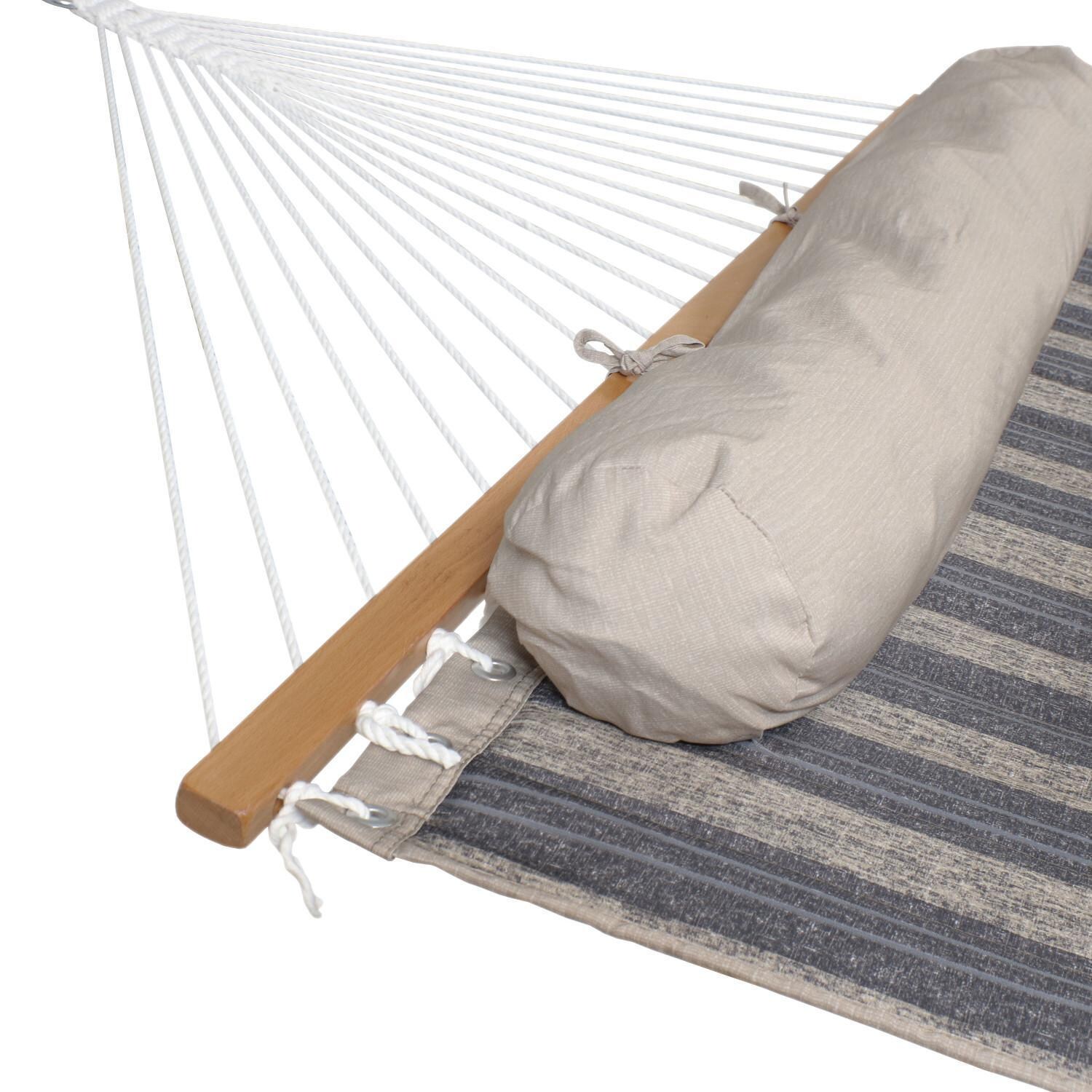 Ultimate Patio Quilted Double Hammock & Pillow - Mountainside - Close-Up thumbnail