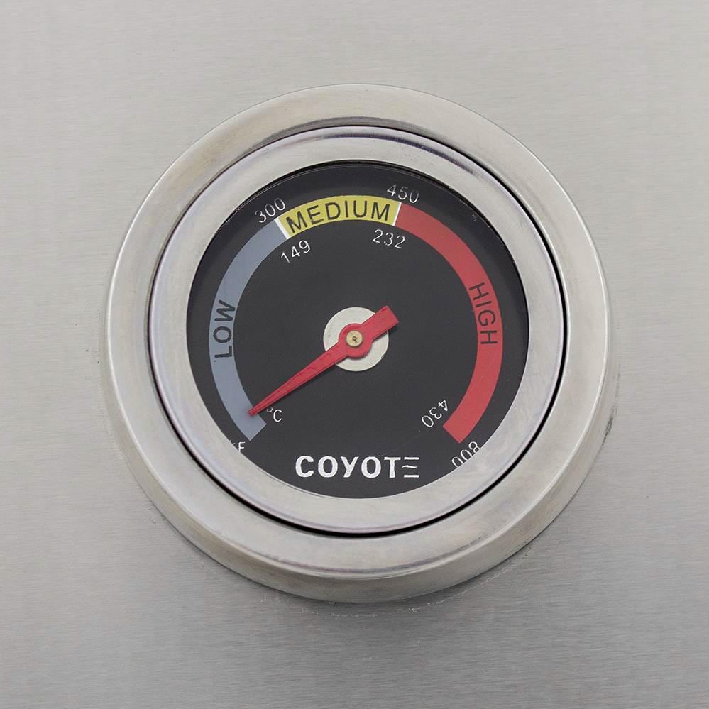 Coyote S-Series 36-Inch Built-In Gas Grill - Temperature Gauge thumbnail