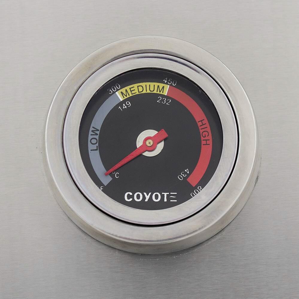 Coyote S-Series 36-Inch Built-In Gas Grill - Temperature Gauge thumbnail