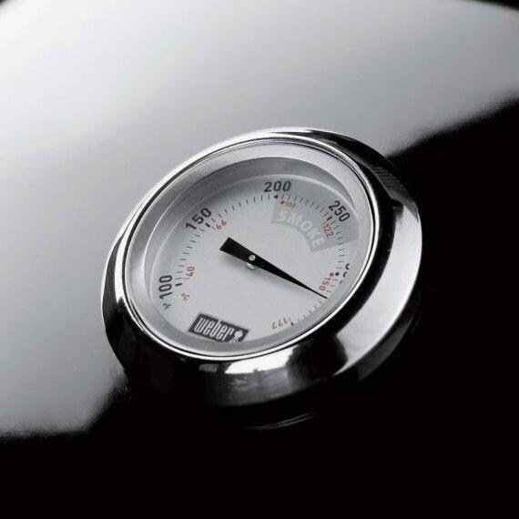 Weber 711001 14-1/2 Inch Smokey Mountain Cooker Charcoal Smoker - Temperature Gauge - Detail thumbnail