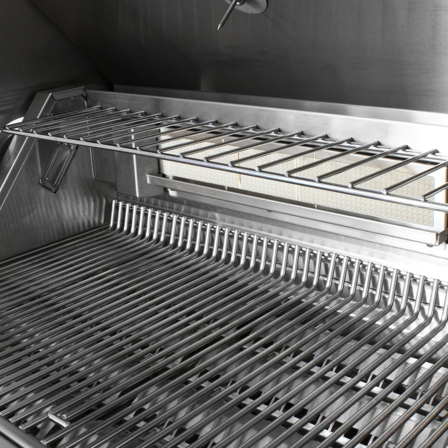 Caliber CrossFlame Warming Rack (Shown With Optional Rotisserie Burner) thumbnail