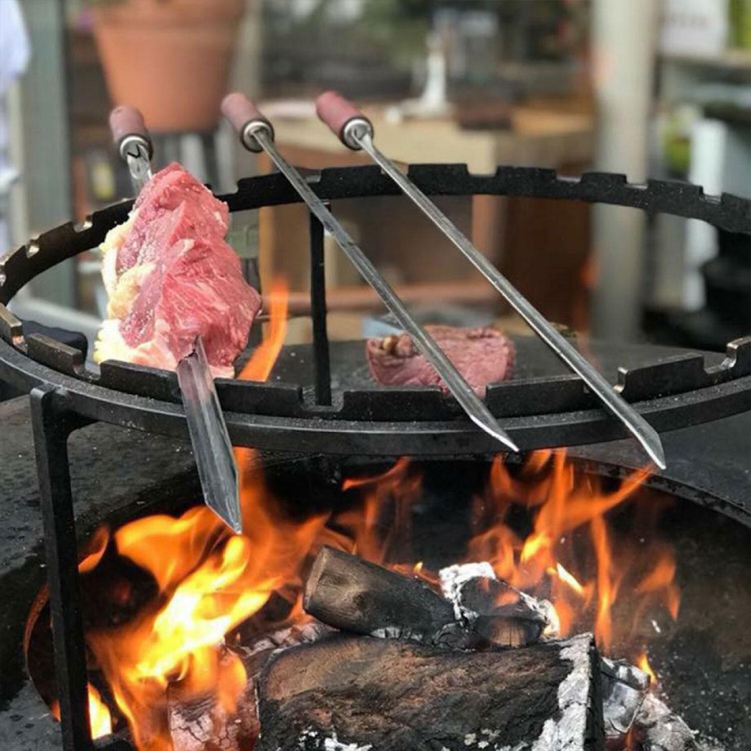 OFYR OA-S-105 3 Pack BBQ Skewers 105 - In Use - Lifestyle thumbnail