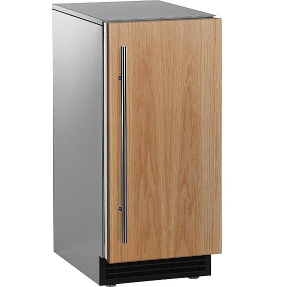 Scotsman Brilliance 30 Lb. 15-Inch Gourmet Ice Machine With Drain Pump - Custom Panel / Stainless Cabinet - SCCP30MA1SU