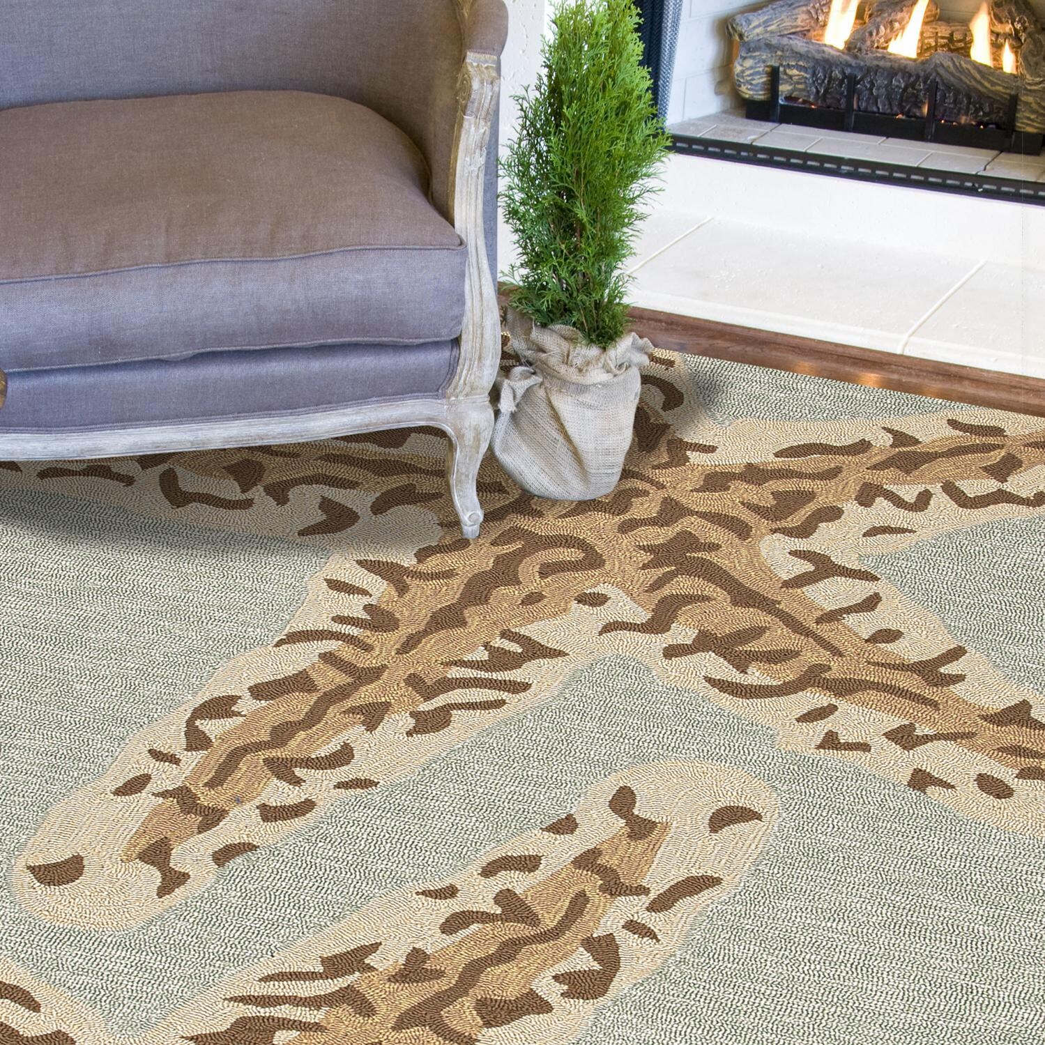 Jaipur Rugs Grant Sea Star 3.6 X 5.6 Indoor/Outdoor Rug - Shown in Outdoor Room thumbnail