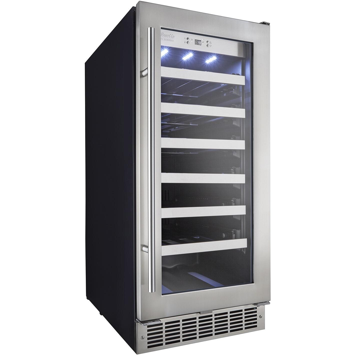 Danby Silhouette Professional 28 Bottle Wine Cooler: Side View thumbnail