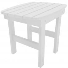 Pawleys Island Poly Lumber Patio Side Table - White