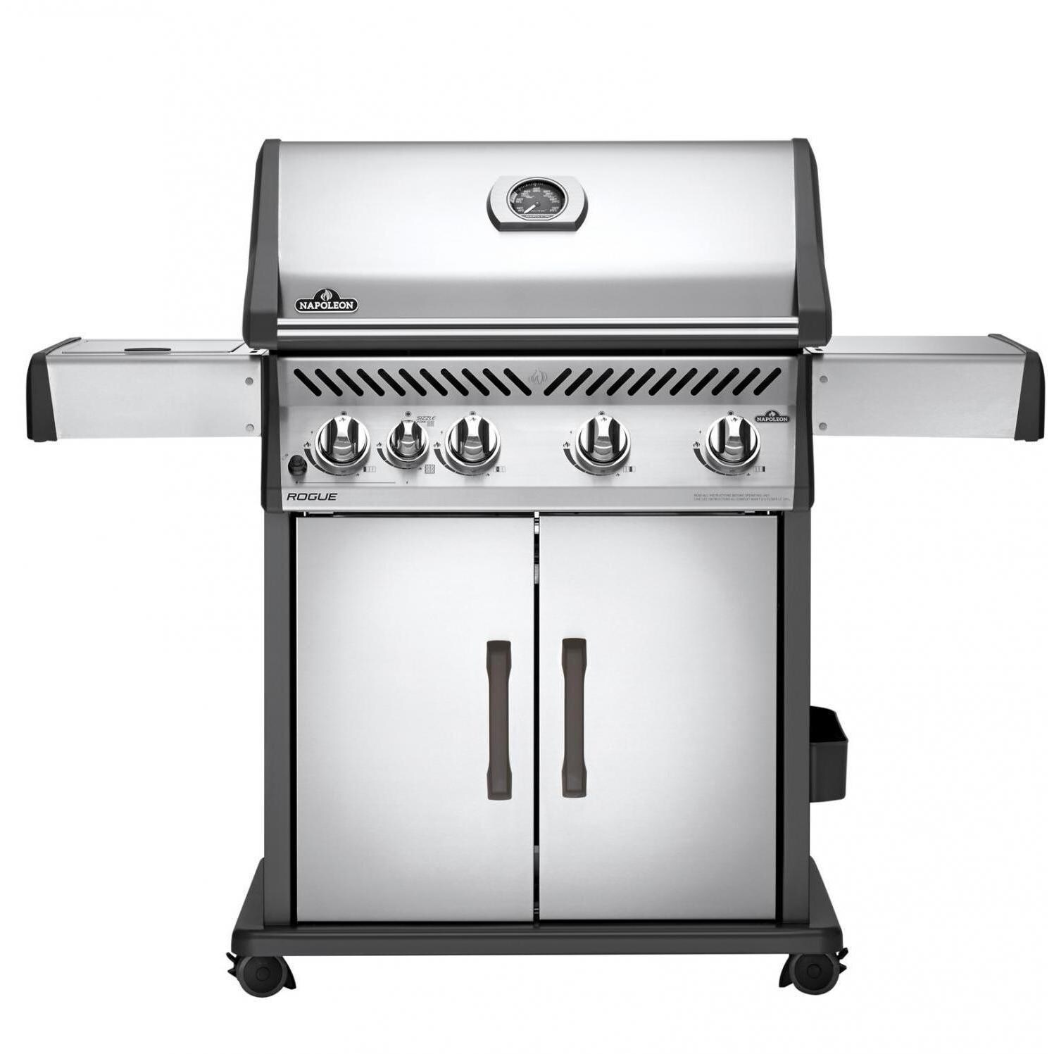 Napoleon Rogue 525 Propane Gas Grill with Infrared Side Burner  thumbnail