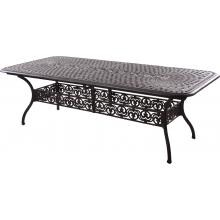 Darlee Series 60 92 X 42 Inch Cast Aluminum Patio Dining Table - Antique Bronze image