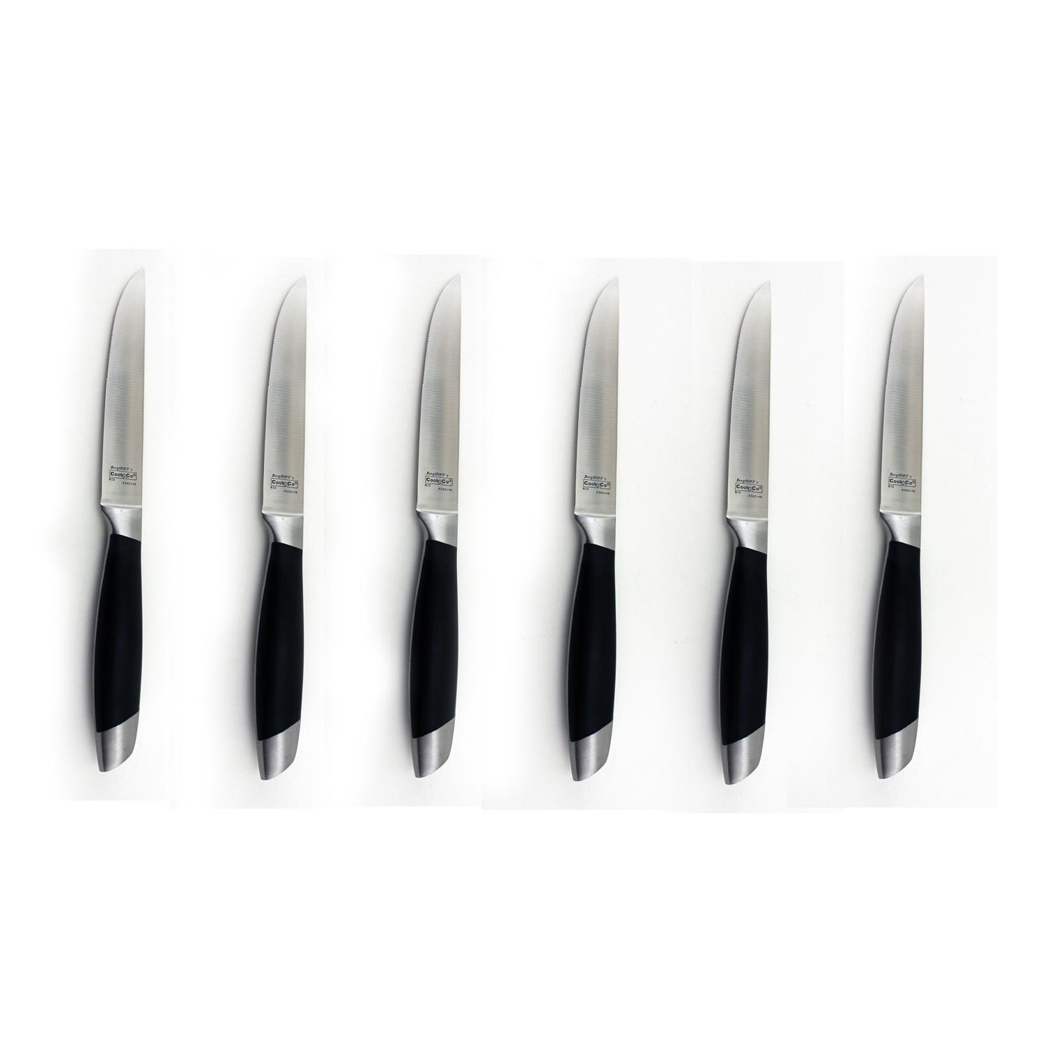 BergHOFF 2202011 Geminis 6-Piece Stainless Steel Steak Knife Set thumbnail