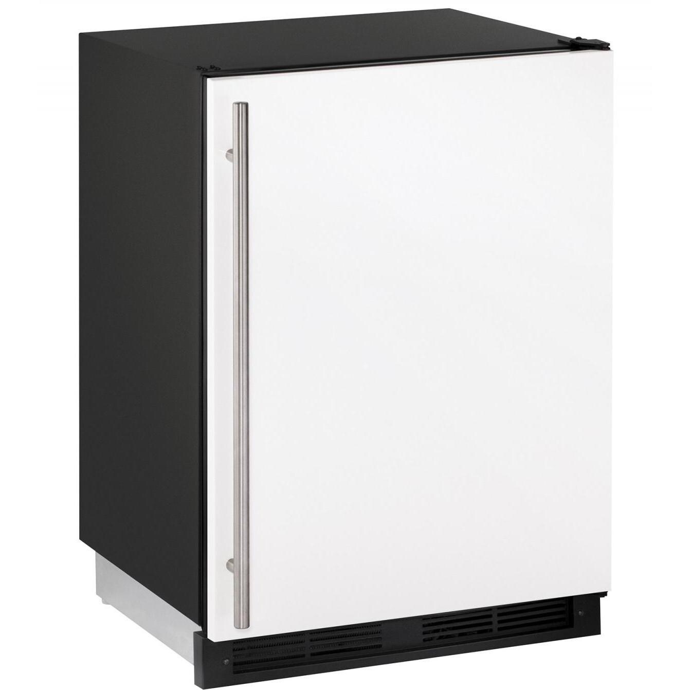 U-Line 1000 Series 24-Inch 5.7 Cu. Ft. Built-In Compact Refrigerator / Freezer - White - U-1224RFW-00A