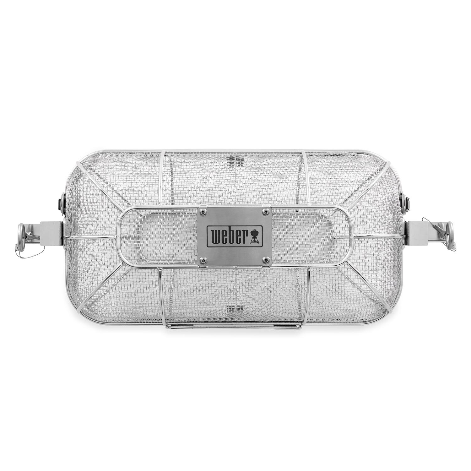 Weber CRAFTED 7676 Rotisserie Crisping Basket - Overhead View thumbnail