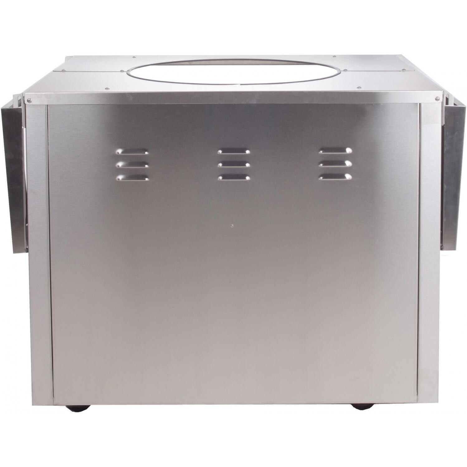 BBQ Guys Stainless Steel Kamado Cart - Rear View thumbnail