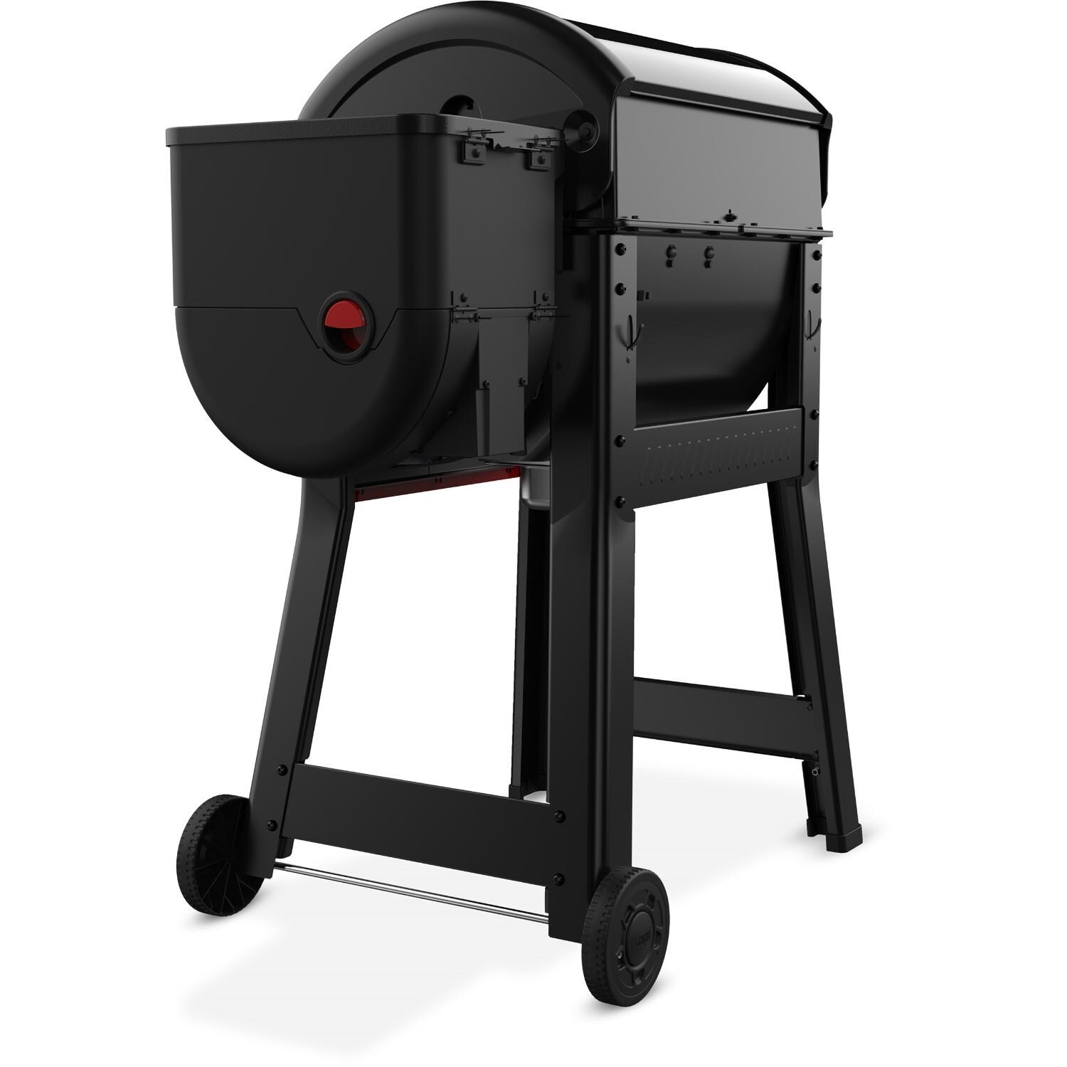 Weber Smoque 22-in Pellet Smoker - 1500770 - Back Angled - White Background thumbnail