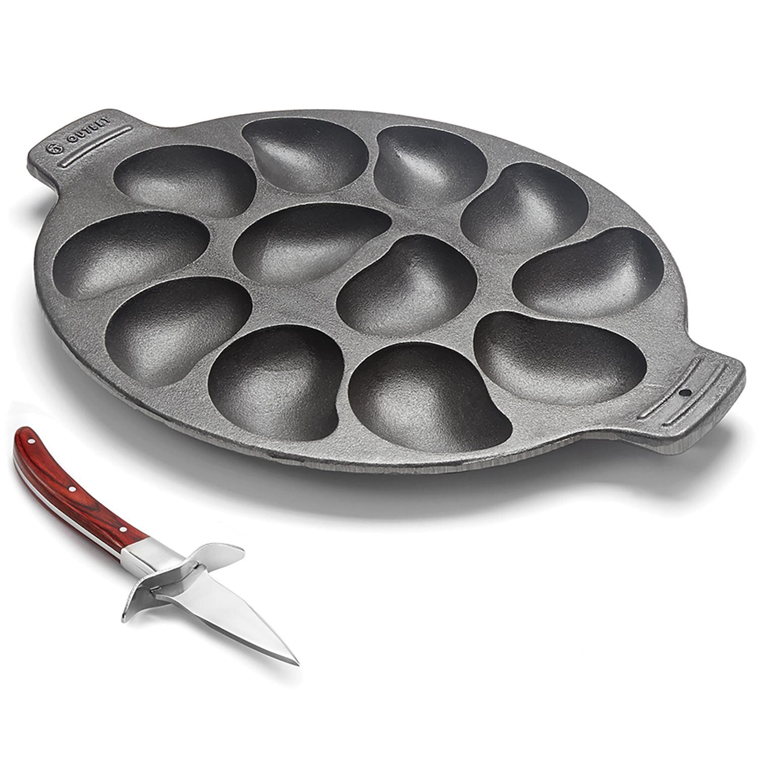 Outset Oyster Knife & Oyster Pan - 76469