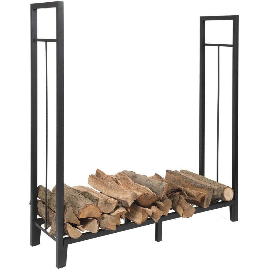 Dagan Industries Black Steel Log Rack