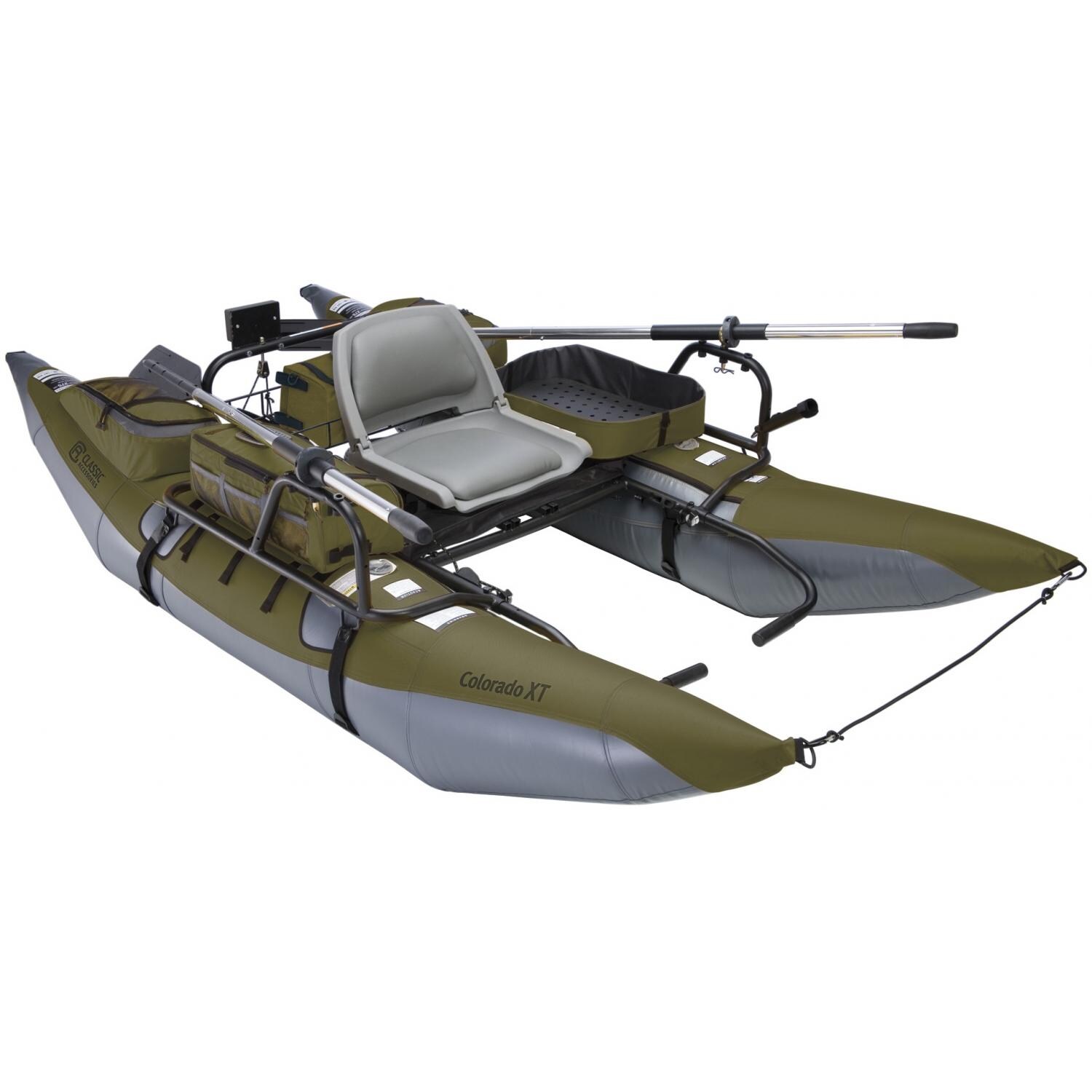 Classic Accessories Colorado XT 9ft Pontoon Boat - Sage/Grey