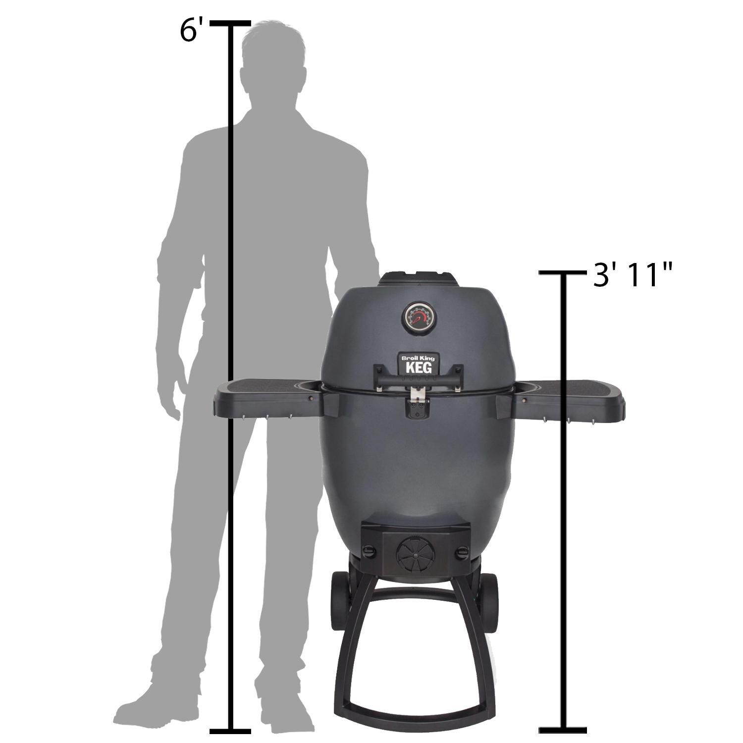 Broil King 911470 Keg 5000 Steel Charcoal Kamado Grill - Scale for Size thumbnail