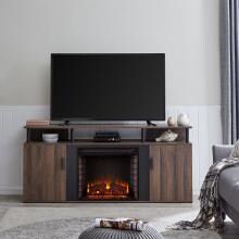 Southern Enterprisess Livingvale Electric Fireplace Media Console - FE1010456