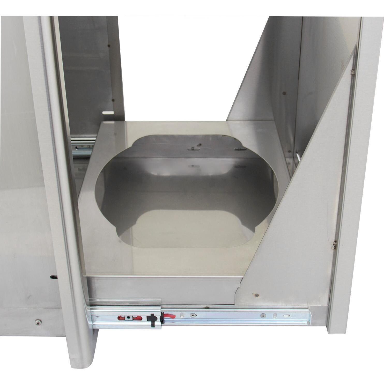 Blaze BLZ-TRNG-DRW-H 20-Inch Stainless Steel Roll-Out Trash / Natural Gas Tank Drawer - Tank Holder - Detail thumbnail