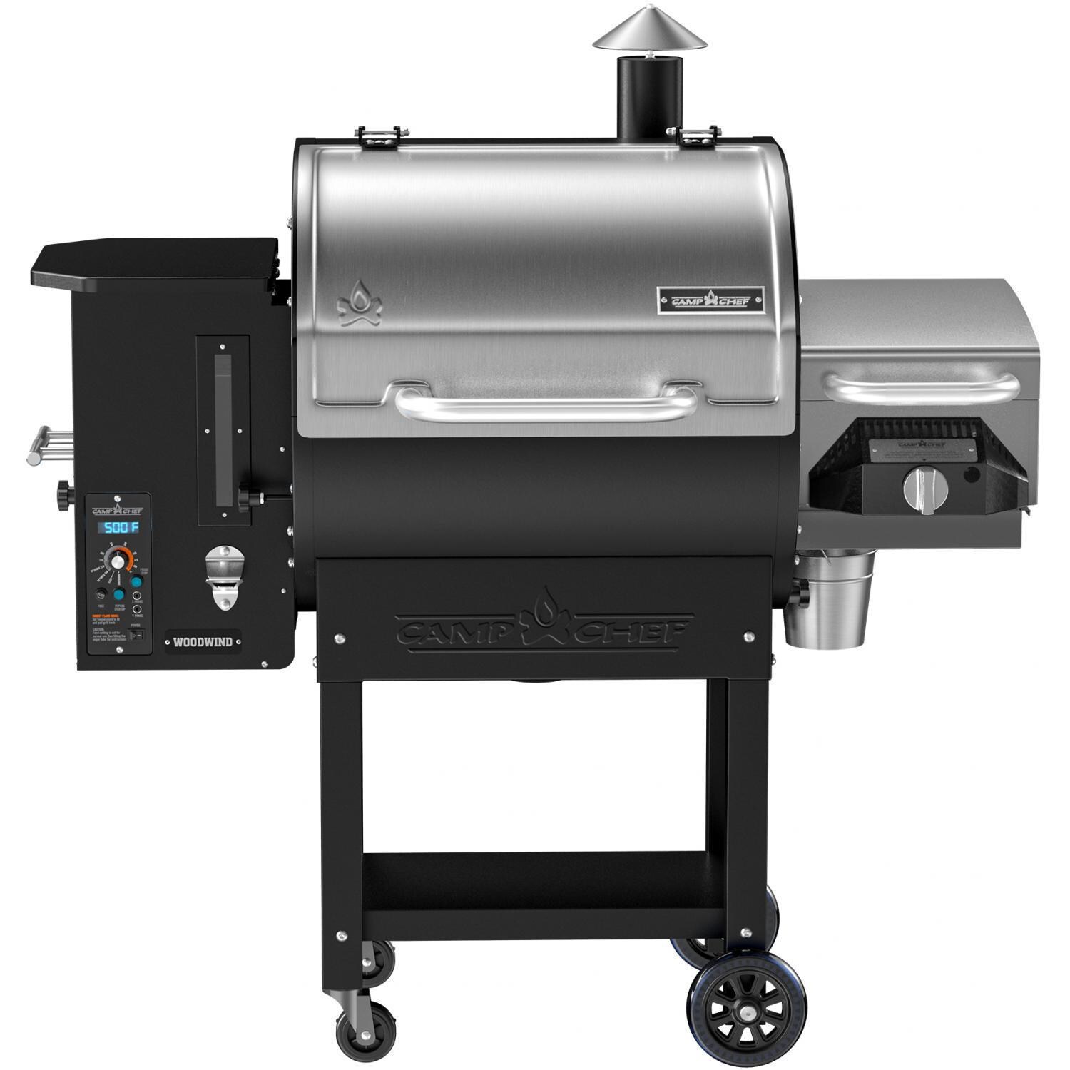 Camp Chef Woodwind SG 24-Inch Wood Pellet Grill With Propane Sear Box - PG24SGWWSS1