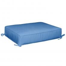 Sunbrella Canvas Capri Large Outdoor Replacement Ottoman Cushion W/ Piping By BBQGuys