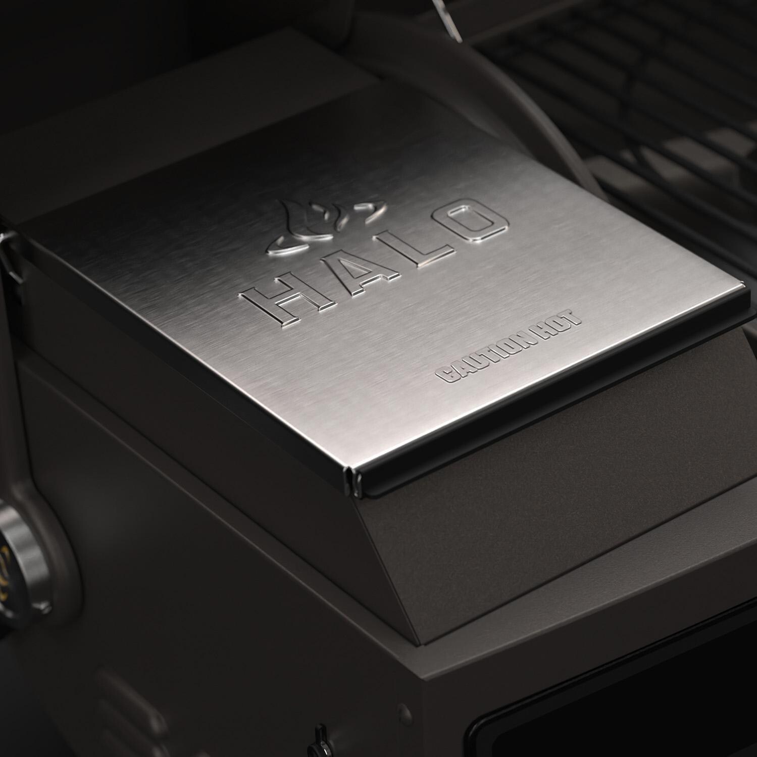 HALO HS-1005-ANA Prime300 Countertop Pellet Grill - Hopper - Detail thumbnail