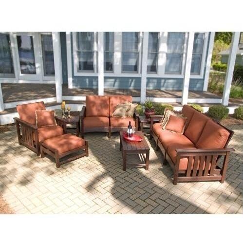 PolyWood Recycled Plastic Wood Patio Lounge Set 7 Piece BBQGuys