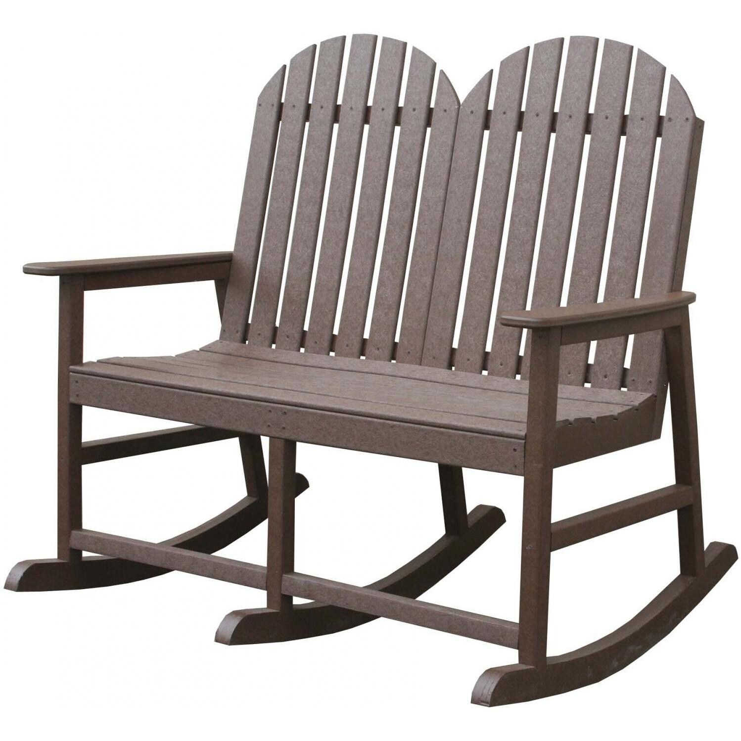 Eagle One Alexandria Recycled Plastic Patio Double Rocker BBQGuys