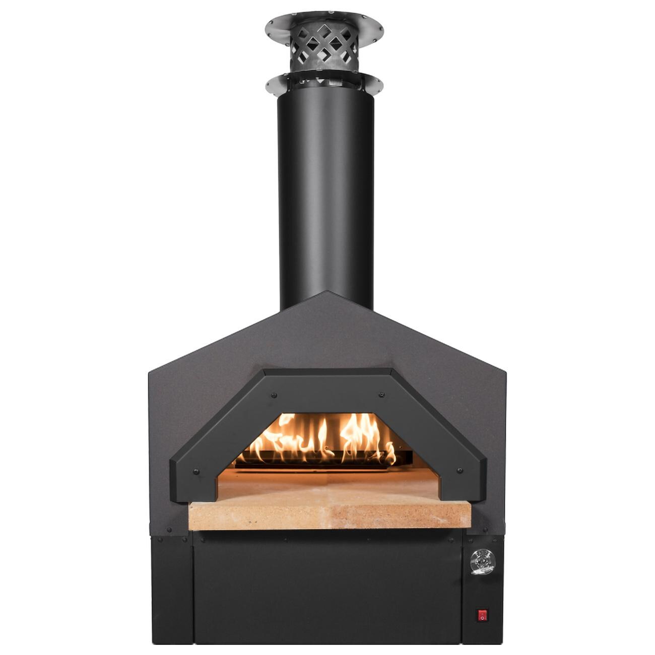 Chicago Brick Oven Americano Countertop Hybrid Residential Outdoor Pizza Oven - Natural Gas - Dark Roast - CBO-O-CT-AMR-HYB-NG-DR thumbnail