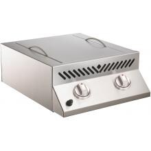 Napoleon Built-In Natural Gas Flat Top Sizzle Zone Head With Two Infrared Burners - BISZ300NFT image