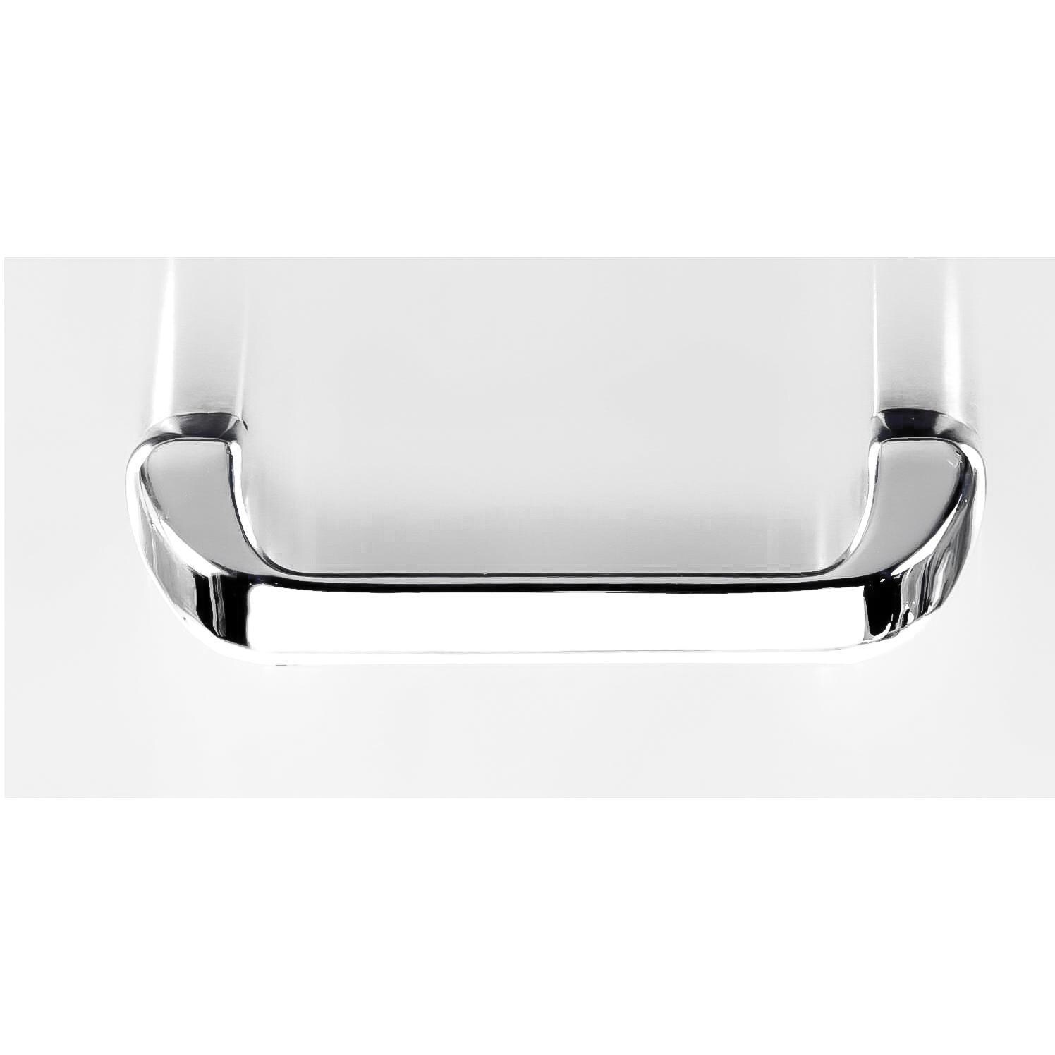 BBQGuys BBQ-260-TR/RCY/SDR Signature Series 20-Inch Single Drawer & Roll-Out Stainless Steel Trash/Recycling Bin Combo - Handle Detail thumbnail