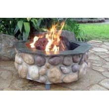 FireScapes The Colorado Octagonal Propane Fire Pit image