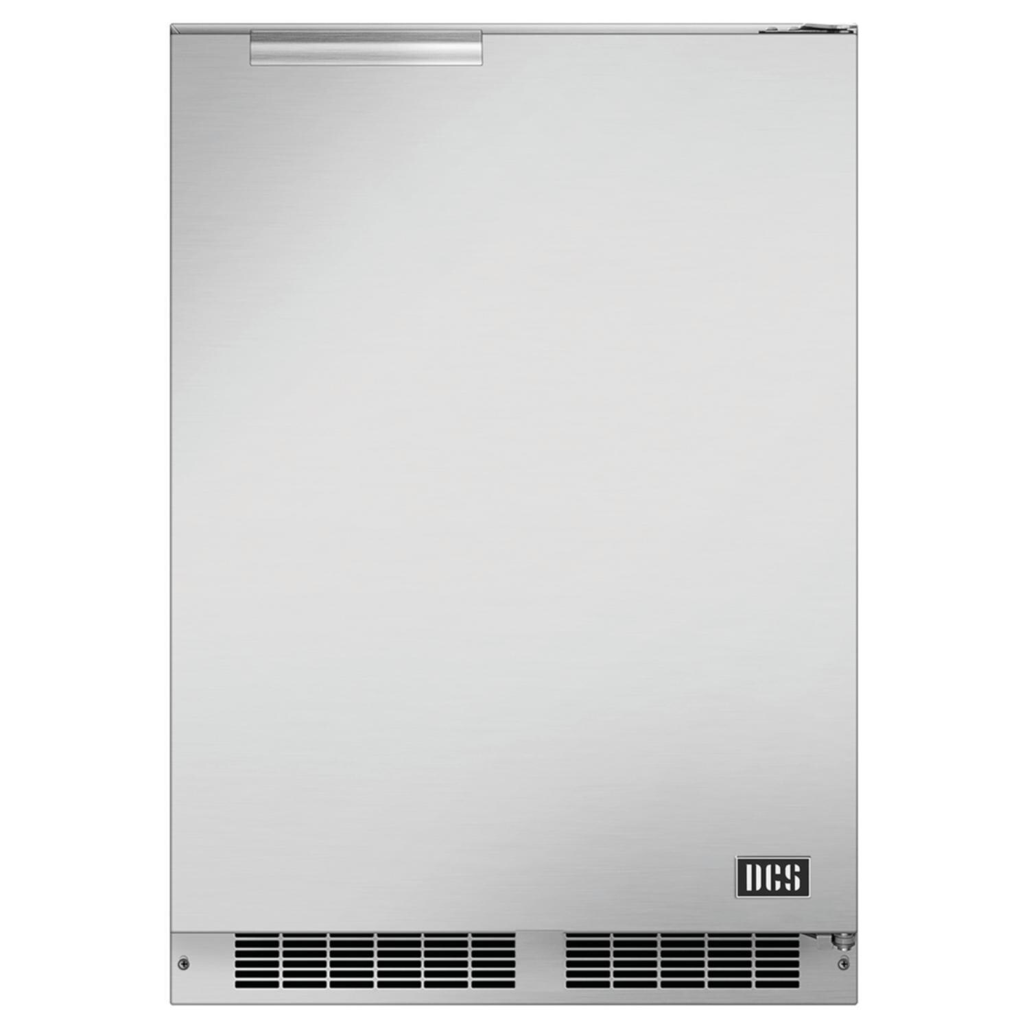 DCS 24-Inch 5.3 Cu. Ft. Right Hinge Outdoor Rated Compact Refrigerator - Closed - White Background thumbnail