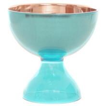 Oggi 2 Piece Acrylic And Stainless Steel Dessert Bowl - AQUA image