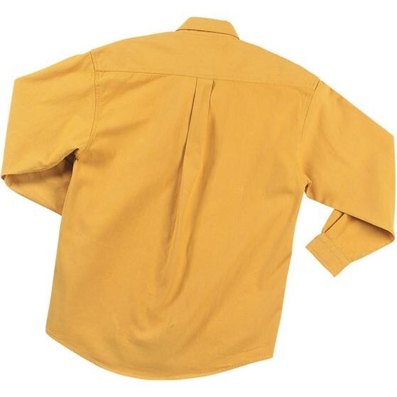 Cobra Caps Long Sleeve Premium Heavyweight Washed Denim Shirt - Black