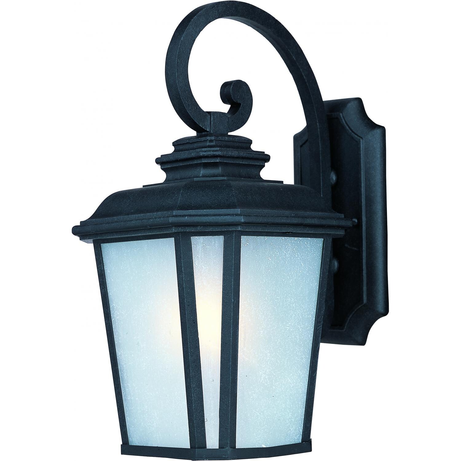 Maxim Radcliffe EE One Light 16-Inch Outdoor Wall Light - Black Oxide - 85644WFBO