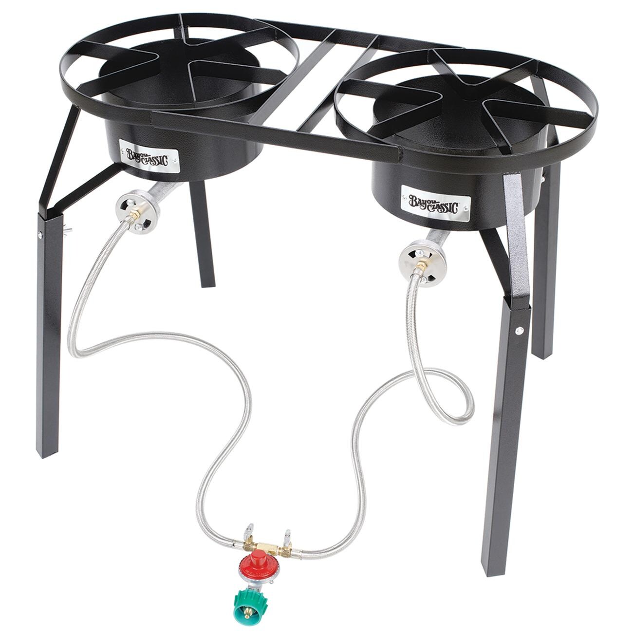 Bayou Classic DB250 Dual High Pressure Gas Burner Cooker With Extension Legs thumbnail