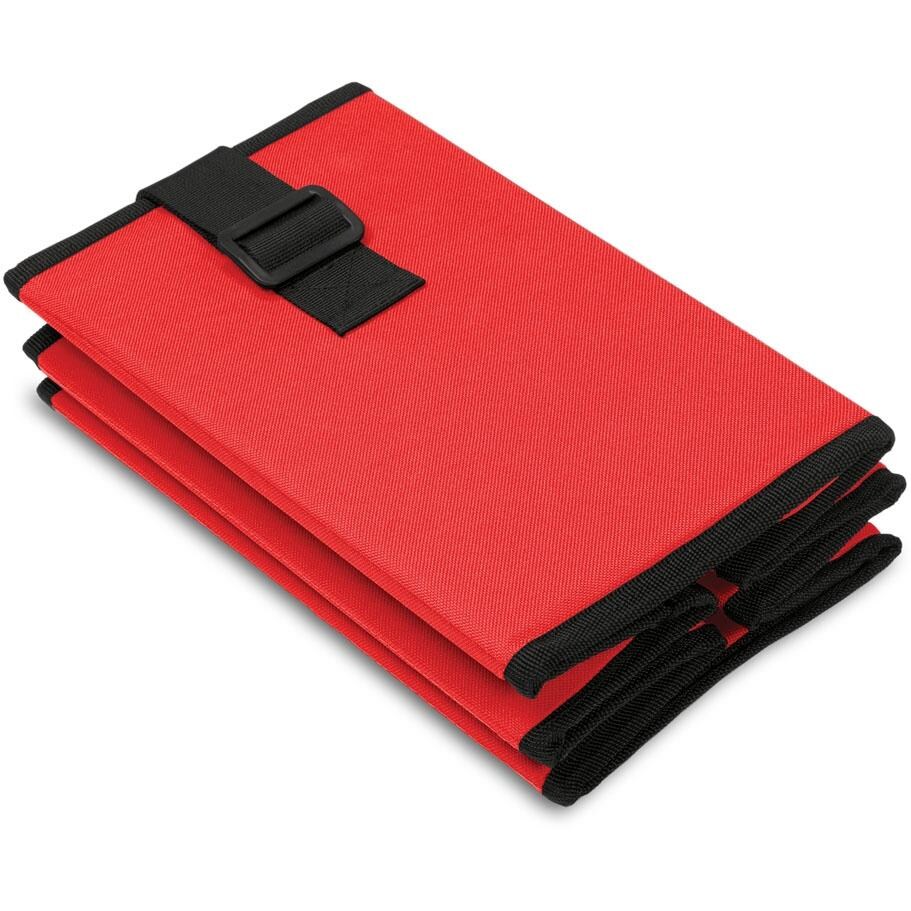 Picnic Time Bongo Cooler/Seat - Red - Folded thumbnail