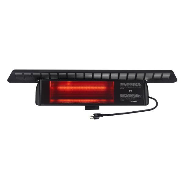 Dimplex X-DIRP15A10GR DIR Series Infrared Plug-In Heater - 1500W - 120V - Front View thumbnail