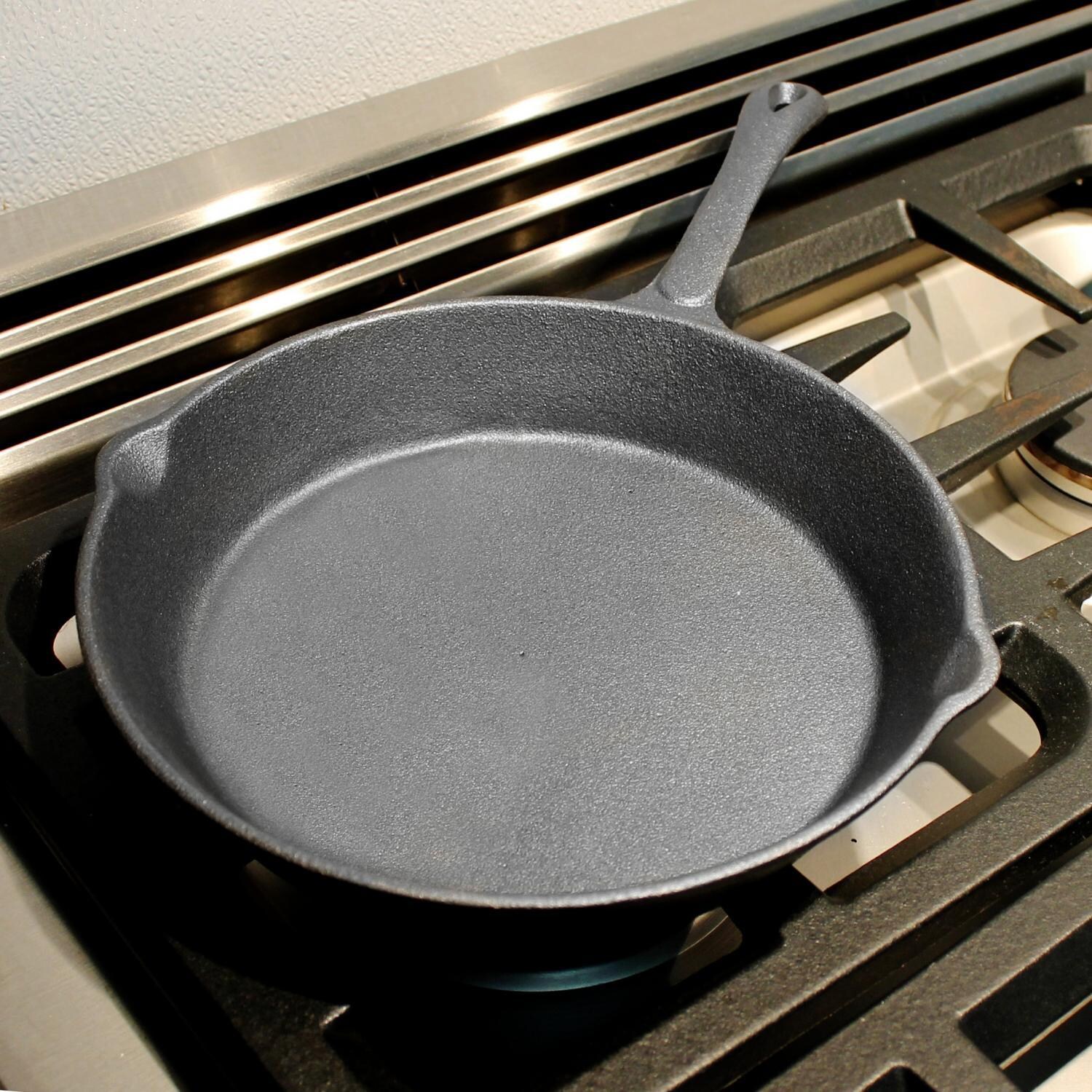 Cajun Cookware 10-Inch Unseasoned Cast Iron Skillet - Lifestyle View thumbnail