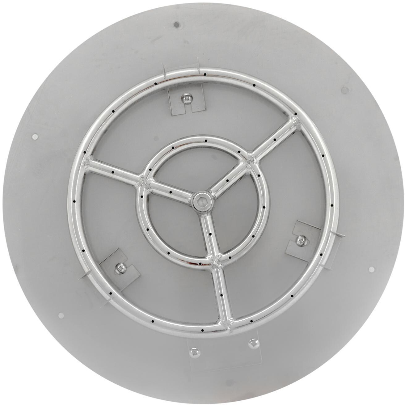  BBQGuys Signature Series 18-Inch Round Propane Flat Pan With Ring Burner - Top View thumbnail