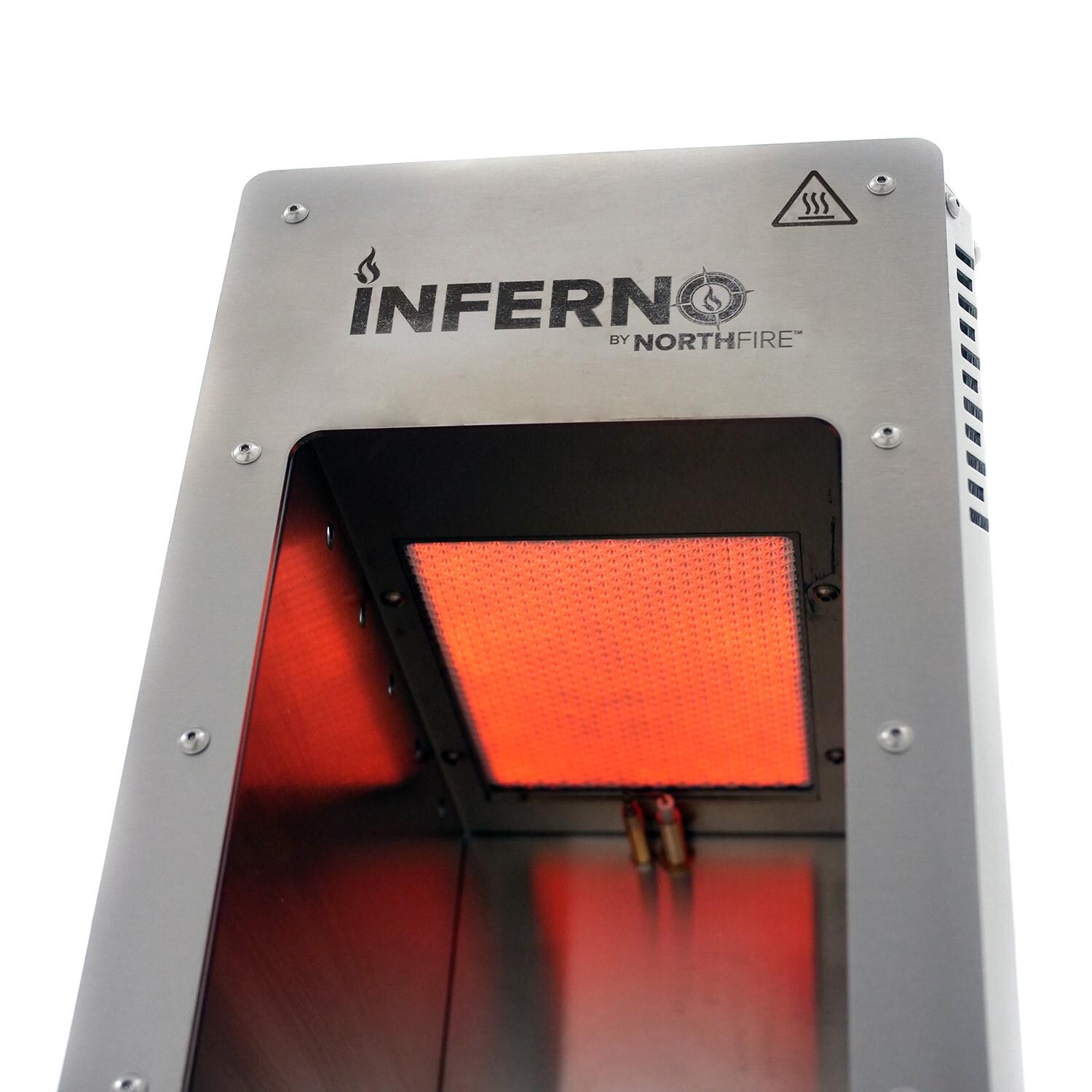 Northfire Inferno Infrared Propane Gas Grill - Ceramic Infrared Burner On thumbnail
