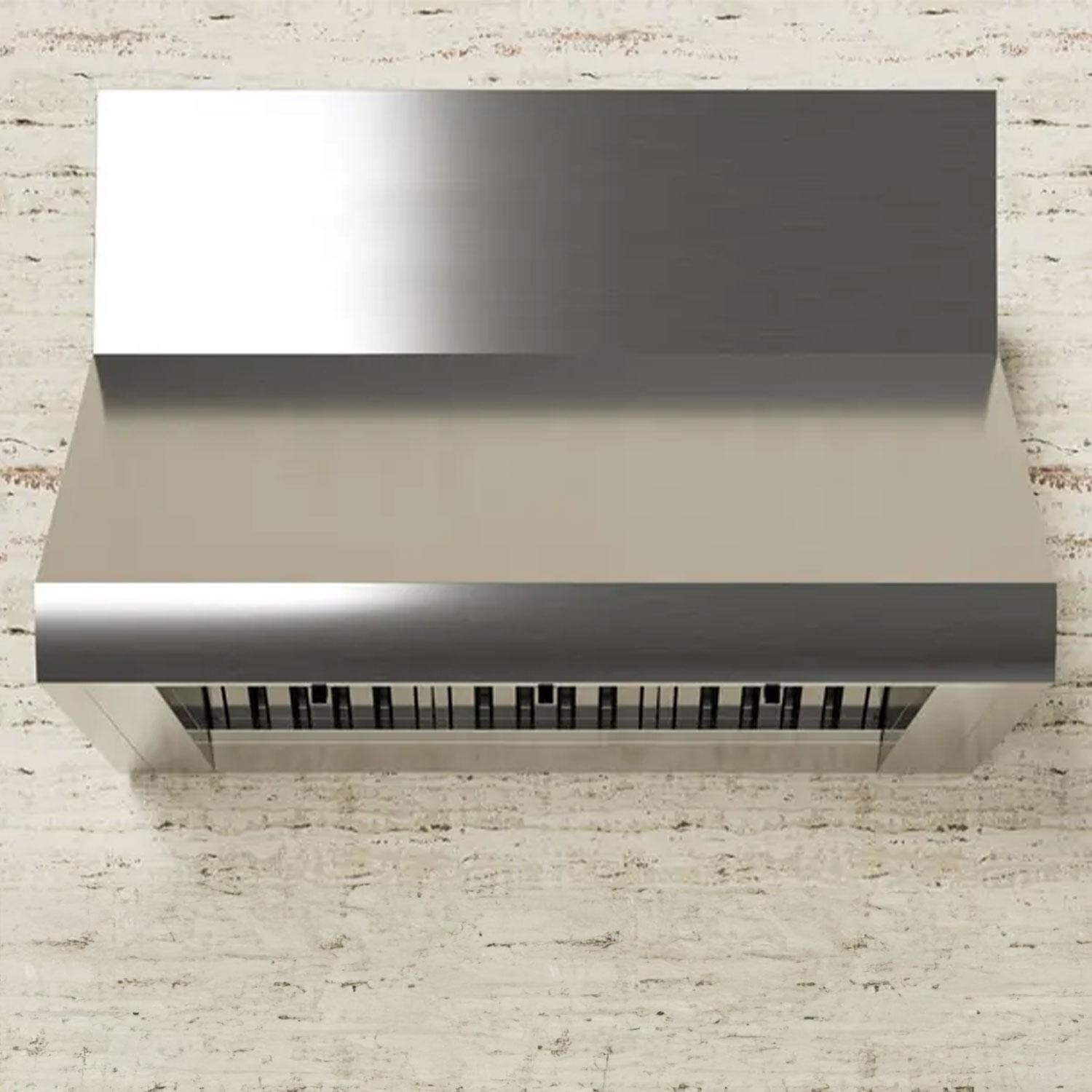 XO Appliance XOGV48S 48-Inch 1200 CFM Vent Hood w/ LED Lighting & Pro Baffle Filters - With 36 X 12-Inch Duct Cover (Sold Separately) - Lifestyle thumbnail