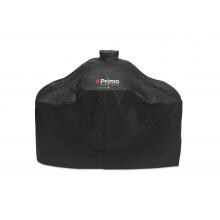Primo Grill Cover For Oval XL / Large Grill On Steel Cart With One / Two Piece Top image